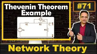 1 - Thevenin's Theorem Example with Dependent Source: Solved Problem