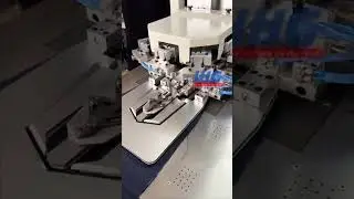 Automatic pocket setter machine #sewingmachine #pocketsettermachine #automaticequipment #dealer