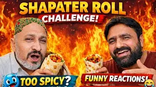 SHAPATER ROLL CHALLENGE 😱 | Kon Jaldi khayega ? 😂🔥 | Mustafa Ali | Jameel marree |