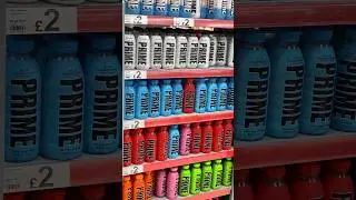 Prime Hydration Bottles Full Stock in Asda Liverpool #prime #shorts #primehydration #drinks