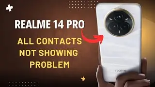 Realme 14 Pro Sim Contact Not Showing Problem Solution || Realme 14 Pro Contact Setting