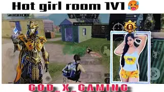 Hot bautifull girl room in bgmi 1V1, #bgmiroom #1v1challenge #challengegirl 