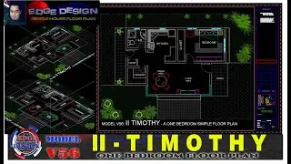 II TIMOTHY -  A ONE BEDROOM SIMPLE FLOOR PLAN DESIGN