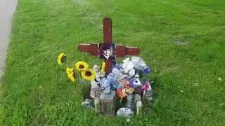Road side memorials--anthony macedo--chicago,illinois.