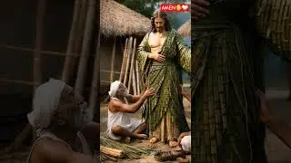 ✝️ Two Village Elders Create a Divine Jesus Statue | Pure Faith & Art 🌾💫 #love #jesuschrist #jesus
