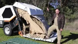 Tvan Camper Trailer - Using the Tropical Roof