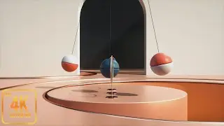 Oddly Satisfying 3D Animation - 4K 10h Background Relaxation