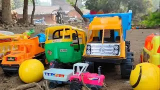 🧸 Bachchon Ka Toy Truck Masti Scene | Outdoor Toys Play