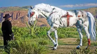 John Marston Found the Bloodmarked Ghost Horse in Armadillo | RDR2 Legendary Horses