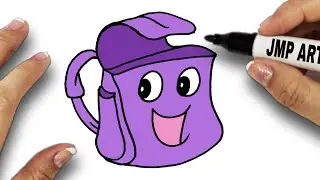 How to draw backpack dora the explorer