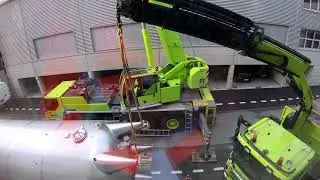 Montage Mineralwassertank 100'000 Liter