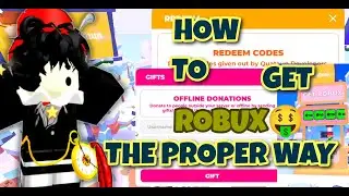 How To Get ROBUX the PROPER way🤑💸💸 (2026) #roblox #plsdonate   #Donate  #Gaming, #robux  #fyp