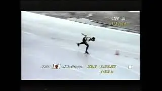 アルベールビル五輪　スピードスケート橋本聖子