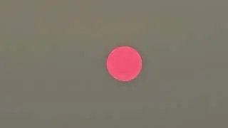 A blood sun? So red.