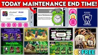 ⚠️ Техническое обслуживание серверов eFootball 2026! Точное время окончания + подробности обновле...
