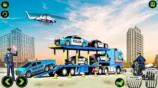 US Police CyberTruck Car Transporter: Cruise Ship 2021 Games 02 - Android Gameplays
