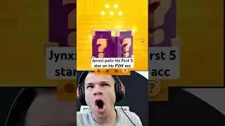 Jynxzi получает 5 звезд #jynxzi #clashroyale #luckydrop #lucky #p2w