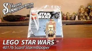 Review LEGO Star Wars RO 40176 - Scarif Stormtrooper Minifigur - Unboxing deutsch