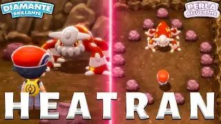 Como CAPTURAR a HEATRAN en POKÉMON DIAMANTE BRILLANTE Y PERLA RELUCIENTE - Pokédex Nacional pachi66