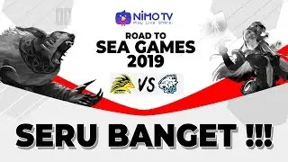 PERTANDINGAN ROAD TO SEA GAMES 2019 ONIC VS EVOS SERU BANGET!
