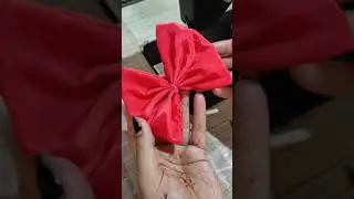 Fabric Bow Tutorial 🤩 | Very Easy Fabric Bow Making