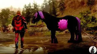 Arthur Morgan Tames the Stunning Black & Lavender Scorcher Horse at Upper Montana River! 🌊🐎✨