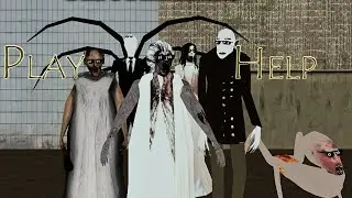 Slendrina Asylum Recreated (PC) With Granny With Glasses - Full Gameplay 