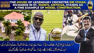 The house of legendary cricketer Sir Vivian Richards in St. John&rsquo;s, Antigua, stands