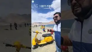 3 Idiots Point at Pangong Lake, Ladakh | #shorts #3idiots #ladakh