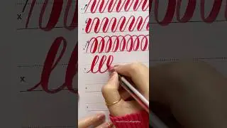 Lettering basic strokes ✨ Calligraphy Tutorial for Beginners #shorts #lettering #nhuandaocalligraphy