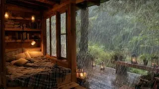 Lie Down Under a Warm Blanket 🌧️ Let the Rain Lull You to Sleep - rain asmr