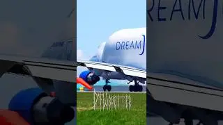Boeing Company Dreamlifter  747-400LCF Takeoff From Paine Field To Charleston, SC #airbuss #shorts