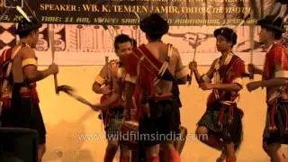 Traditional folk dance of Ao Naga
