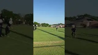 Making a good #clean hit in #open #field 💥 #cornerback #tackle #hits #bang youth ballers tap in🤳🏼