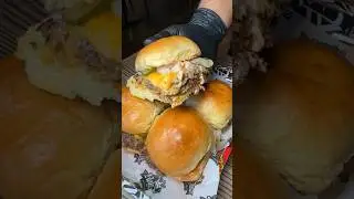 Elite Smash Burger Sliders | White Castle slab