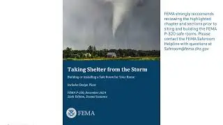 FEMA P-320 (2024) Wood Frame Safe Room Animation