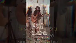 CASTLE by soleil faye performed at Aquarius restaurant in San Diego