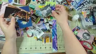 Bookmarks for Etsy Orders! Laminate Without a Laminator! #collage #bookmarks #gluebook #mixedmedia