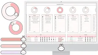 Cleaning Schedule Spreadsheet 🧹🧼- Google Sheets Template