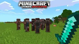 CARA PASANG ADDON ZOMBIE APOCALYPSE V2 DI MCPE!!