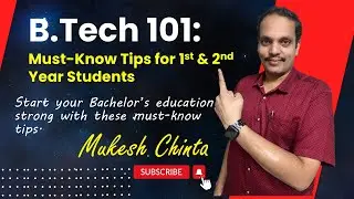Essential tips for a successful B.Tech journey - Career Guidance - Start your B.Tech career