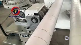 Double Shafts Fully Automatic Paper Core Cutting Machine | Paper Tube Cutter Machine
