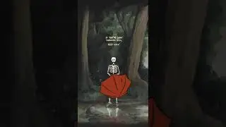keep goin'..#calm #hell #rain #skeleton #animation #viralshorts #trendingshorts #fyp #quotes #forest