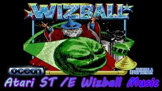 Atari ST E  WIZBALL Game Music  From Ocean Software - Memories