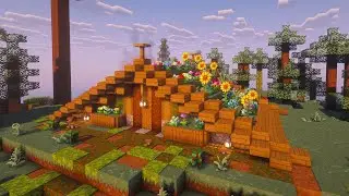 Simple & Cute Starter House in Minecraft 🌼 | Easy Survival Build