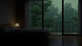4K - 3 HOURS The Rooftop Holds the Rain Until Morning &mdash; Peaceful Sleep Ambience Without Distractions