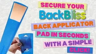 BackBliss Securing Your Back Lotion Applicator Pads in Seconds with a Simple Click