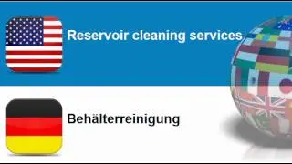 Learn German vocabulary #Topic = Cleaning services