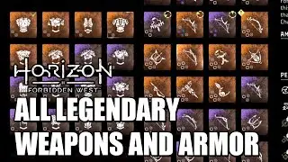 Horizon Forbidden West: All Legendary Weapons and Armor Location