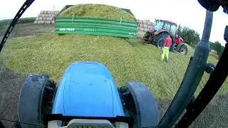 Vlog #1 Wożenie kukurydzy 2018 |Świętokrzyskie| New Holland T6030 + Unia Apollo 10
